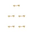 thumbnail image 3 of Anillo para pezones Sonducket Accesorio de moda sexy Dorado 5Conjunto, 3 of 6