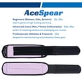 thumbnail image 2 of Par de pesas para tobillo AceSpear de 4 libras, ajustables, color morado, 2 of 6
