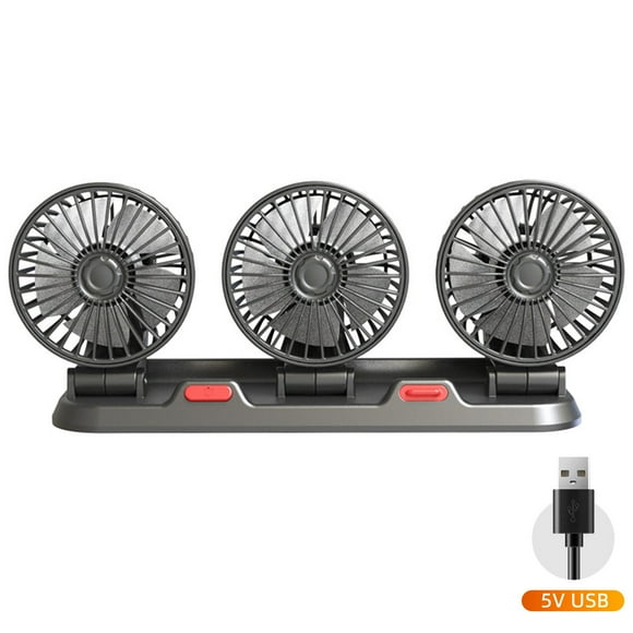 Usb Desk Fan Car Fan Portable Vehicle Fan 3 Fan Vehicle Mounted Usb Fan Auto Fan Strong Wind Desk Fan for Dashboard Suv Rv Truck Sedan Home Office