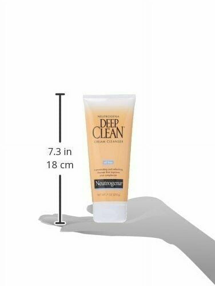 "3 Pack Neutrogena Deep Clean Cream Cleanser, Oil Free 7 oz (200 g) Each"