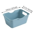 thumbnail image 2 of KAKOWELY 6Pcs Multi-purpose Storage Box Assorted Color for General Users Home, 2 of 8