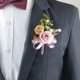 thumbnail image 5 of Juego de muñeca de rosa Artificial para la novia y el novio, juego de pelota de boda, ramillete decorado, flor de simulación de mano, 5 of 5