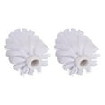 thumbnail image 3 of Juxtarea Replacement Toilet Brush Head 2pcs Plastic for Bathroom Washroom Cleaning Use, 3 of 9