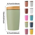 thumbnail image 3 of Liquidation!!Gobelet Isolé en Acier Inoxydable Réutilisable Tasse de Café Glacé Mug de Voyage 12 Oz, 3 of 8