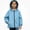 Light Blue, variant on HAOTAGS Kids Outdoor Rain Jacket (5-16) Long Sleeves Waterproof Zipper Hooded Oxford Cloth Windbreaker with Pockets Pink Size 7