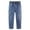 MidBlue-2669, variant on KIDSCOOL SPACE Boys Jeans,Little Big Girls Elastic Waist with D-ring Cargo Stretch Denim Pants,Light Blue,6-7 Years
