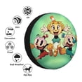 thumbnail image 4 of Cartoon Cuphead Show Spare Tire Cover Waterproof Dust-Proof Universal Wheel Tire Cover Protector Accessories 14" 15" 16" 17", 4 of 7