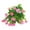 Pink, variant on Clearance!FNGZ Artificial Clearance 2 Bundles Artificial Outdoor Flowers Fake Flowers Green Shrubs Garden Porch Hot Pink