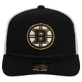 thumbnail image 2 of Men's New Era Black Boston Bruins Core Trucker 9SEVENTY Stretch-Snap Hat, 2 of 6