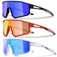 thumbnail image 1 of Gafas de béisbol para niños Sunglasses CMBJJU 6-14 UV400, paquete de 3, 1 of 6