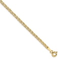 thumbnail image 1 of 14k Yellow Gold 2.40mm Anchor Mariner Chain Bracelet 7", 1 of 5