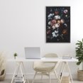 thumbnail image 3 of Stupell Industries Transitional Midnight Garden Velvet Florals Black Floating Frame Canvas Art, 21 x 31, by Creative Studio, 3 of 8