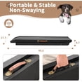 thumbnail image 5 of Slsy Adjustable Height 15.7" to 23.6" Long Wooden Pet Ramp, Black, 200 lb Limit, 5 of 9