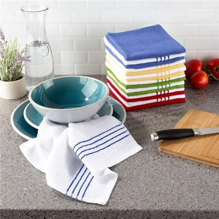 

12.5 x 12.5 in. Home Kitchen Dish Cloth Multi-Color - Set of 16