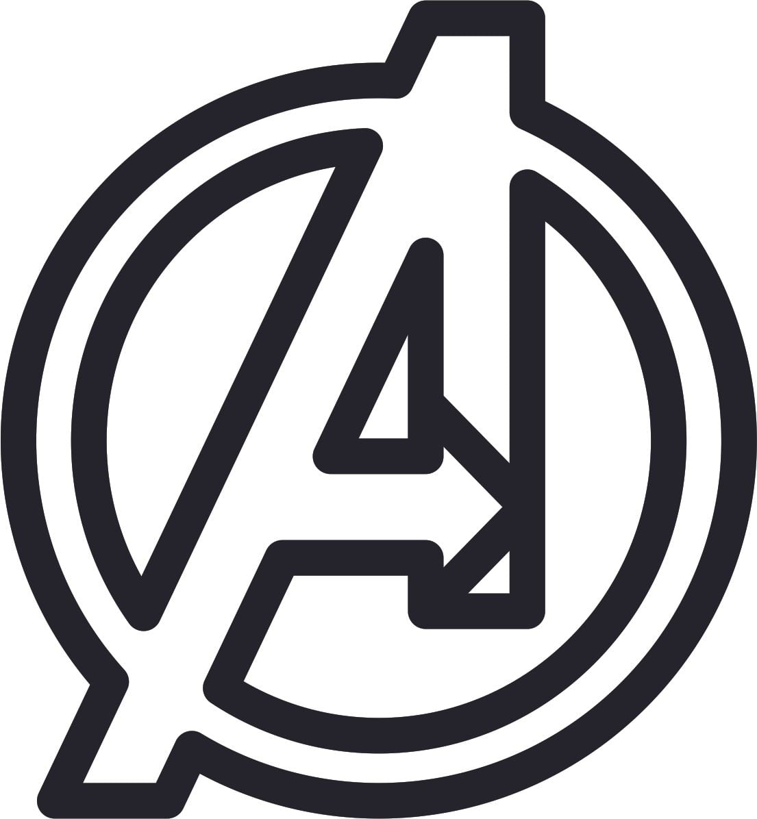 Printable Avengers Logo