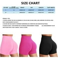 thumbnail image 2 of High Waist No Front Seam Workout Shorts for Women - Tummy Control Butt Lifting Gym Yoga Biker Shorts with Hidden Scrunch, 2 of 6