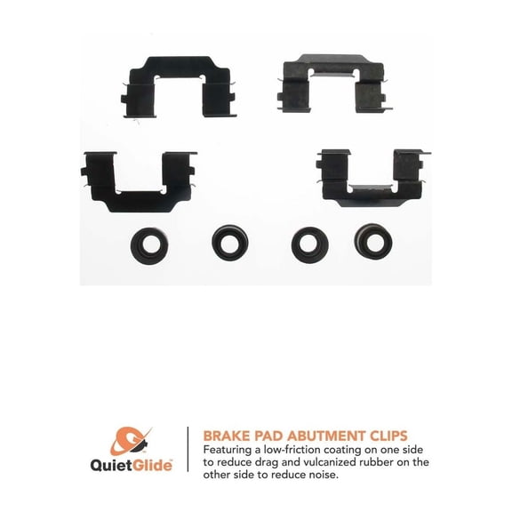 Carlson Quality Brake Parts H5669Q Disc Brake Hardware Kit