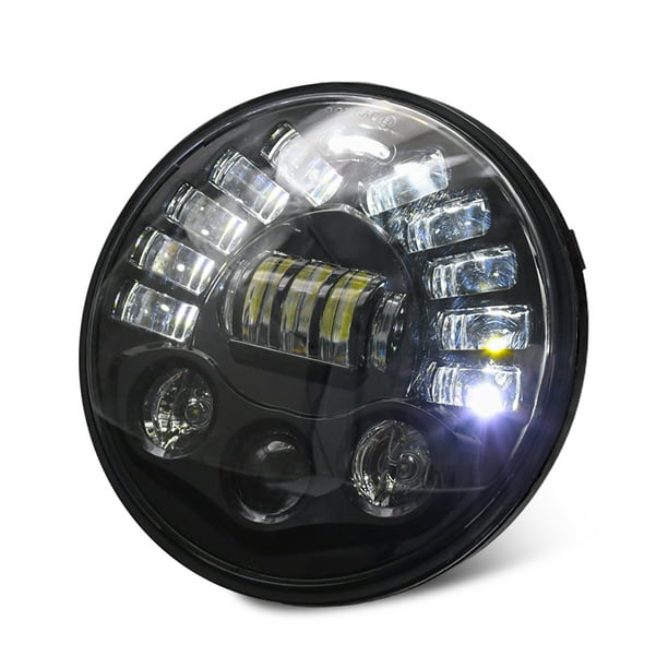 Reemplazo De Faros LED De 7 '' Pulgadas De 85W Para JK TJ LJ 1997-2018, W/ DRL, Luz Alta/Baja Y Luces De Halo De Señal De Giro Ámbar 1pc