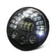 thumbnail image 1 of Reemplazo De Faros LED De 7 '' Pulgadas De 85W Para JK TJ LJ 1997-2018, W/ DRL, Luz Alta/Baja Y Luces De Halo De Señal De Giro Ámbar 1pc, 1 of 7