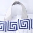 thumbnail image 4 of Superior Athens 8-Piece Cotton Greek Scroll Towel Set, Navy-Blue, 4 of 8