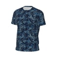 thumbnail image 6 of Wukai Hawaiian Style Print Men's Short-Sleeved Mesh T-Shirt,Quick-Dry Short Sleeve Workout T-Shirt-5X-Large, 6 of 8