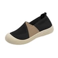 thumbnail image 2 of Orthopedic Shoes for Women, Women Wide Width Breathable Walking Comfortable Slip on Sneakers,Lightweight Sneaker Nurse Shoes Arch Support Sneakers Black 7, 2 of 7