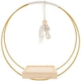 thumbnail image 4 of IFANLANDOR 1 Set Golden Hanging Planters for Outdoor Use 11.8x11.8x4.9in, 4 of 8