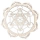 thumbnail image 4 of Wood Decor Ornamental Geometric Sculpture Decoration For Birthday Gifts And Christmas Celebrations 28X28CM 1Pack, 4 of 5