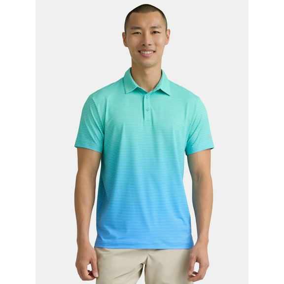 Birdie Bound Men's & Big Men's Novelty Print Golf Polo, Sizes S-5XL