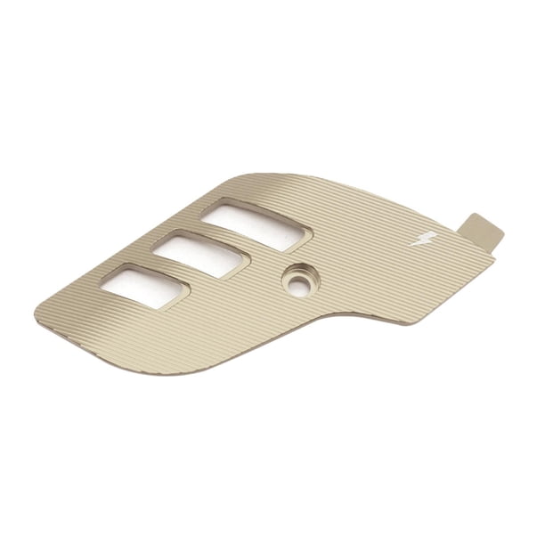Cubierta de aluminio lateral de la rueda delantera para Plata Baoblaze Cubierta de balancines Rueda delantera