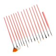 thumbnail image 1 of Juego de 15 bolígrafos para decoración de uñas, bolígrafo de fototerapia para tallado de uñas, para uso doméstico. Rosado, 1 of 9