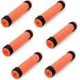 thumbnail image 1 of Espuma Cylinder Fishing Rod Floats with Hook-and-Loop Straps, Orange, 6 Pack, 1 of 6