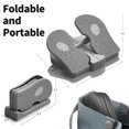thumbnail image 5 of ZUFUMI Mini ejercicio plegable de piernas para ejercicio portátil, pedal de pie, máquina de ejercicio debajo de la computadora, ejercicio paso a paso, músculos, terapia física, ejercicio de piernas,, 5 of 5