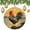 pattern-1441, variant on Christmas Tree Ornament Vintage Rooster Farmhouse Style Keepsake Gift Gift Ceramic Holiday Decoration Present Porcelain 3inch Flat with Gold Ribbon Both Sides Rooster Cocktail Christmas Ornaments