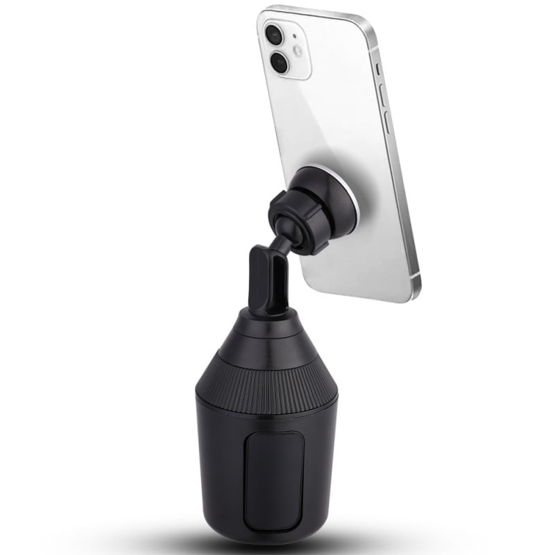 Vooravond Ongelofelijk Reizen Cup Phone Holder for Car, Cup Holder Phone Holder [Secure & Stable] Cup Holder  Phone Mount Cell Phone Automobile Cradle for iPhone 12, Samsung and More  Smart Phone -Black - Walmart.com