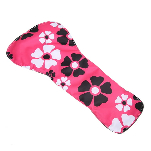 LYUMO Serviette Hygiénique, Serviette Menstruelle Lavable en Fibre de Charbon de Bambou Réutilisable Allongée (L 33 cm), Serviette Hygiénique Réutilisable