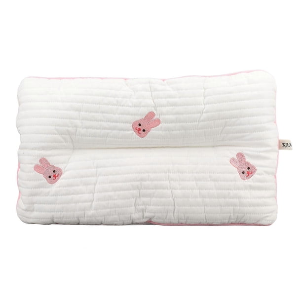 Cute Toddler Pillow Animal Pattern Soft PP Cotton Neck Support Breathable Baby Pillow Rabbit