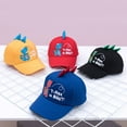 thumbnail image 4 of Cute Children Boy Girl Cartoon Dinosaur Baseball Cap Snapback Adjustable Sun Hat, 4 of 10