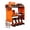 Orange, variant on Loonpon Power Tool Organizer Wall Mount, 4-Layer Drill Storage Shelf with Hooks,Screwdriver,Drill Bit Heavy Duty Rack Red