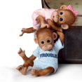 thumbnail image 4 of Muñecos gemelos orangután Double Trouble de The Ashton-Drake, 20 cm, 4 of 5