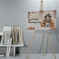 thumbnail image 4 of Happy Thanksgiving Basset Hound Welcome Thankful Fall Autumn Pumpkin Horizontal Matte Canvas Poster Bassets Dog Breed Lovers Gifts Idea Wall Art Home Decor - 02021, 4 of 5