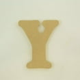 thumbnail image 2 of Package of 1, 6 Inch X 3/4" Thickness MDF Letter Y in The Goudy Heavy Font, Thick, Upper Case for Art & Craft Project, Made in USA, 2 of 4