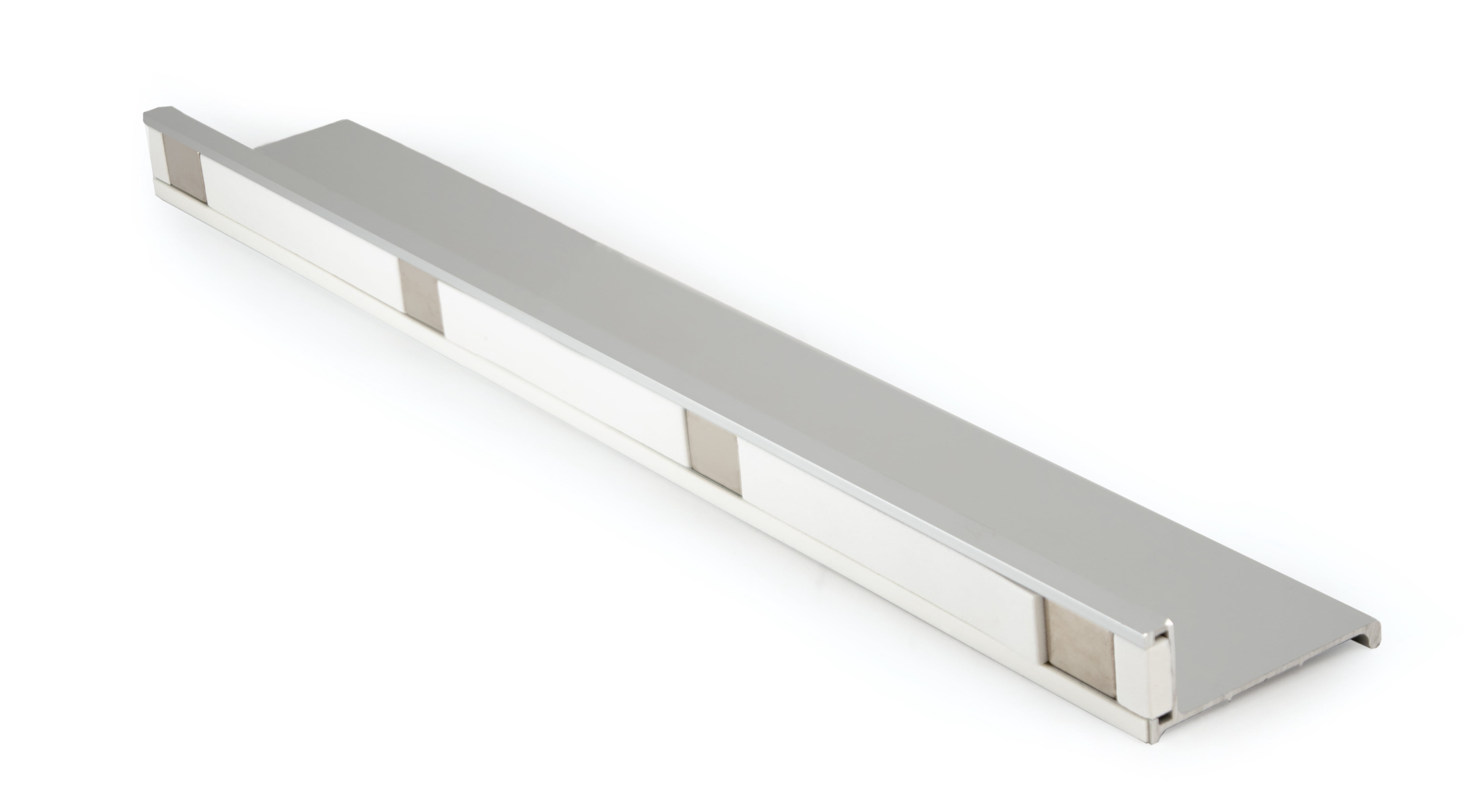 Audio-Visual Direct Silver Magnetic Marker Tray for Dry-Erase Whiteboards - 15.75 L x 2.5 W inches