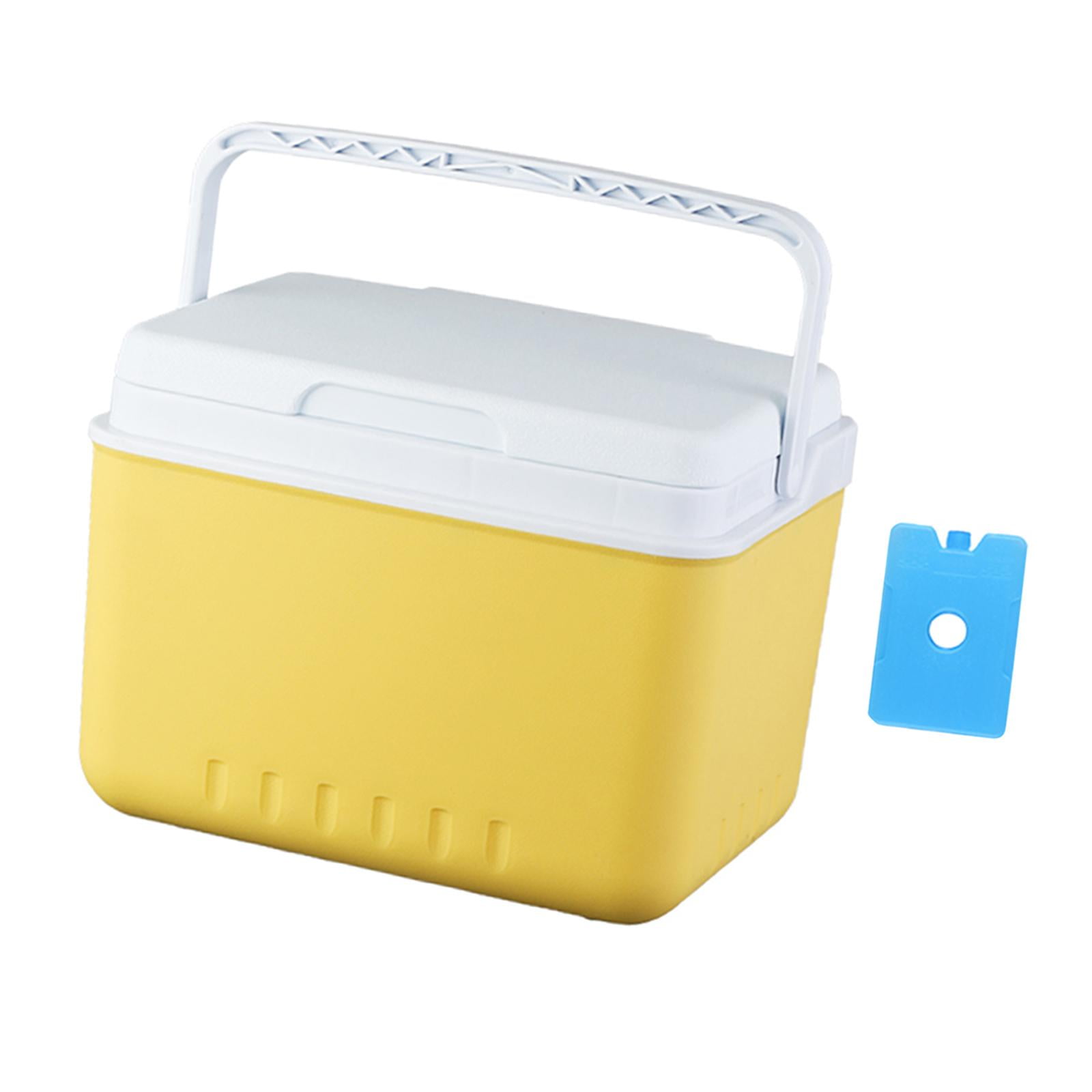 figatia Insulated Camping Storage Case Cooling Bucket Multifunctional Ice Chest Box Organizer for Barbecue Groceries Traveling 5L