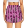 thumbnail image 2 of Rocae Tulips Flowers for Women's Athletic Shorts Quick Dry Workout Hiking Shorts With Pockets for Running, Yoga, Gym, Sports Medium, 2 of 9