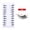 TB01, variant on Bestselling full-strip false eyelashes, 10 pairs per pack, half-eye style, thick, naturally curly, 12-15mm length