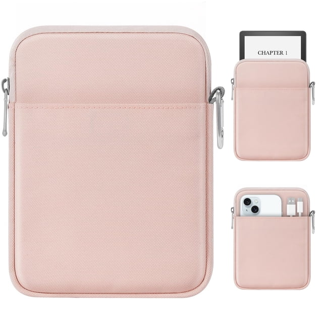 Funda acolchada MoKo para tableta Ereader de 6 a 7 pulgadas, color rosa