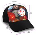 thumbnail image 2 of Yiaed Easter Egg Print Baseball Cap Dad Hat Polo Style Plain Blank Adjustable Size, 2 of 5