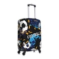 thumbnail image 3 of Fotbe Football Luggage Cover Protector,Suitcase Protector,Scratch and Dirt Resistant,Fits 18-32 Inch Luggage-Large, 3 of 9