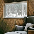 thumbnail image 5 of Window Static Cling Decal Sticker Double-Sided for Large Glass 1 Sheet House and Winter Snowflakes 47.2"x11.8" Waterproof Removable Window Decal for Home Office Classroom Decoration, 5 of 9